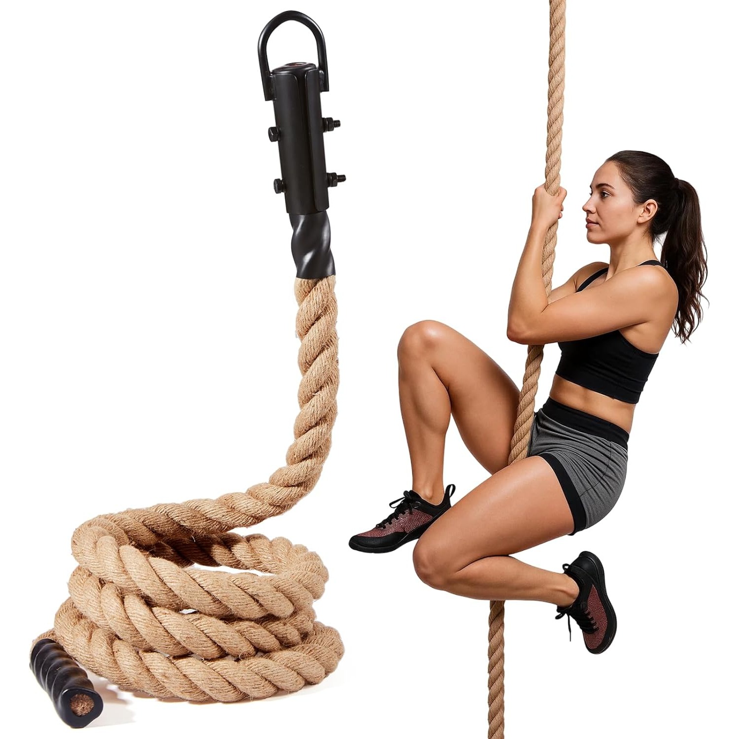 Battle Rope Heavy - Cuerda de Batalla Resistente de 3.7cm