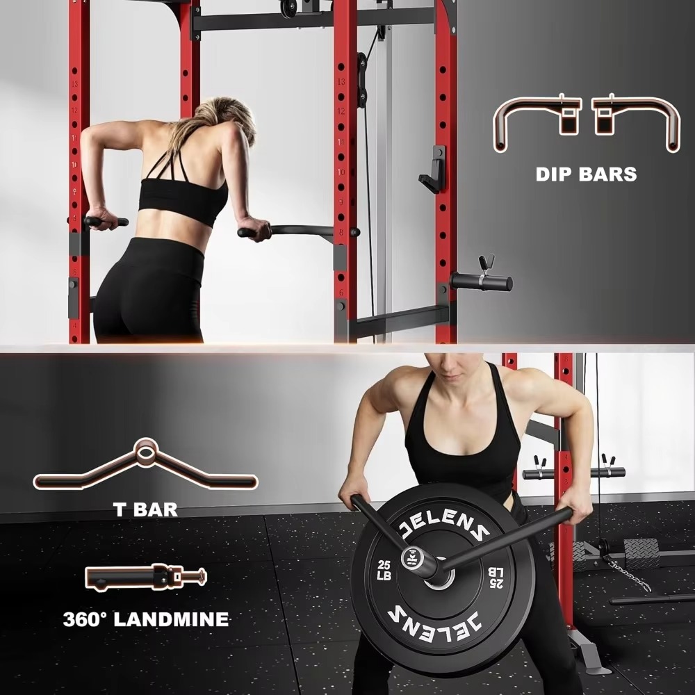 S21 Power Cage, Rack Multifunc - Home Gym Equipment Set reseña y precio
