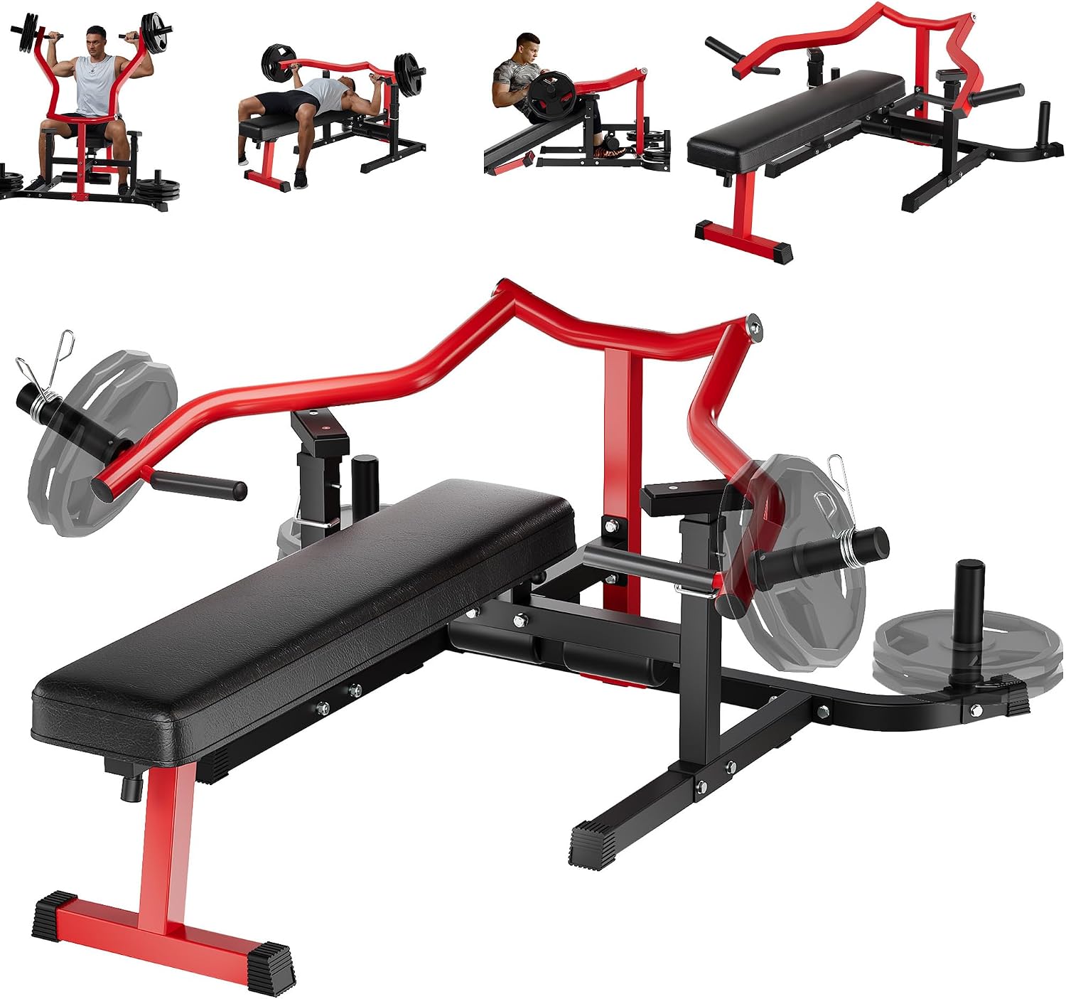 Máquina de Prensa de Pecho, Ba - Home Gym Equipment Set reseña y precio