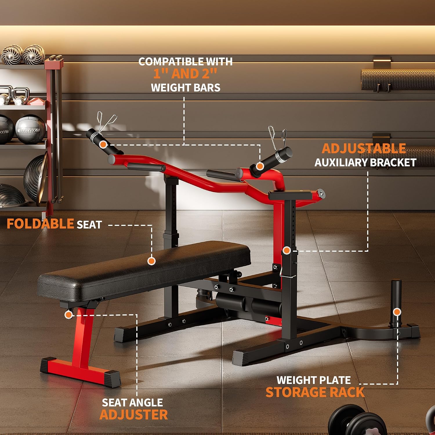Máquina de Prensa de Pecho, Ba - Home Gym Equipment Set reseña y precio