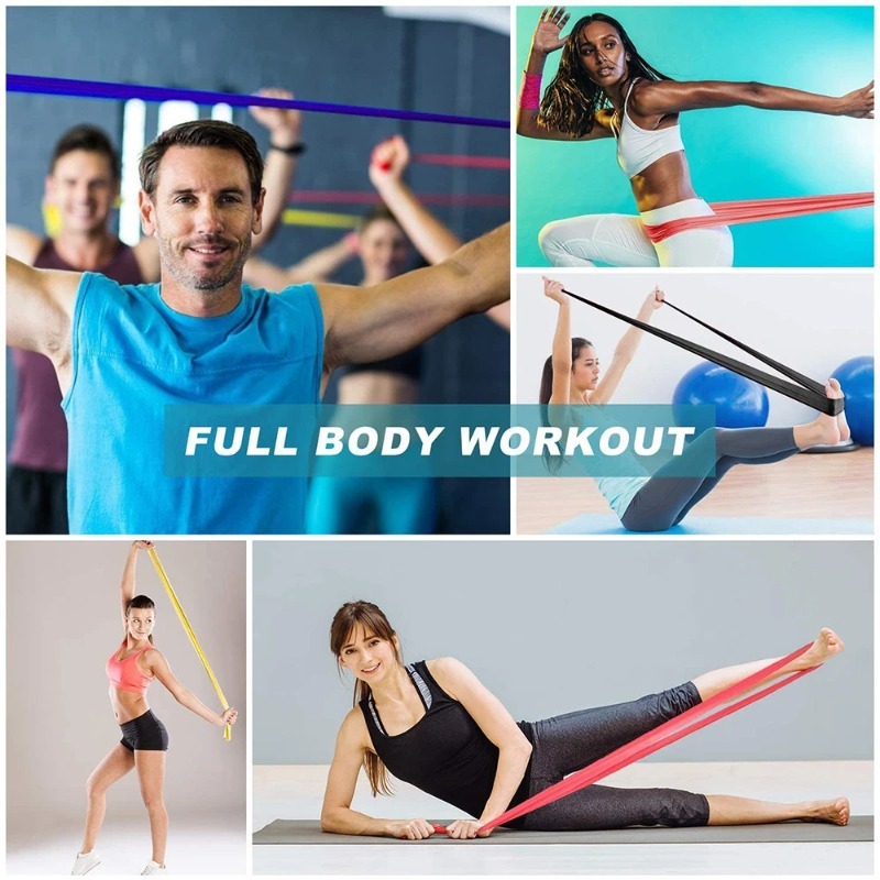 Bandas de Resistencia de Látex - Leg Home Gym Workout reseña y precio