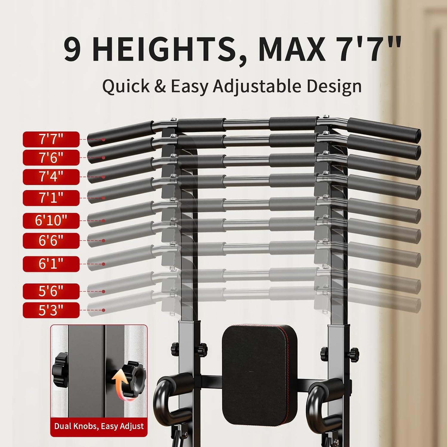Estación de barras para domina - Leg Home Gym Workout reseña y precio