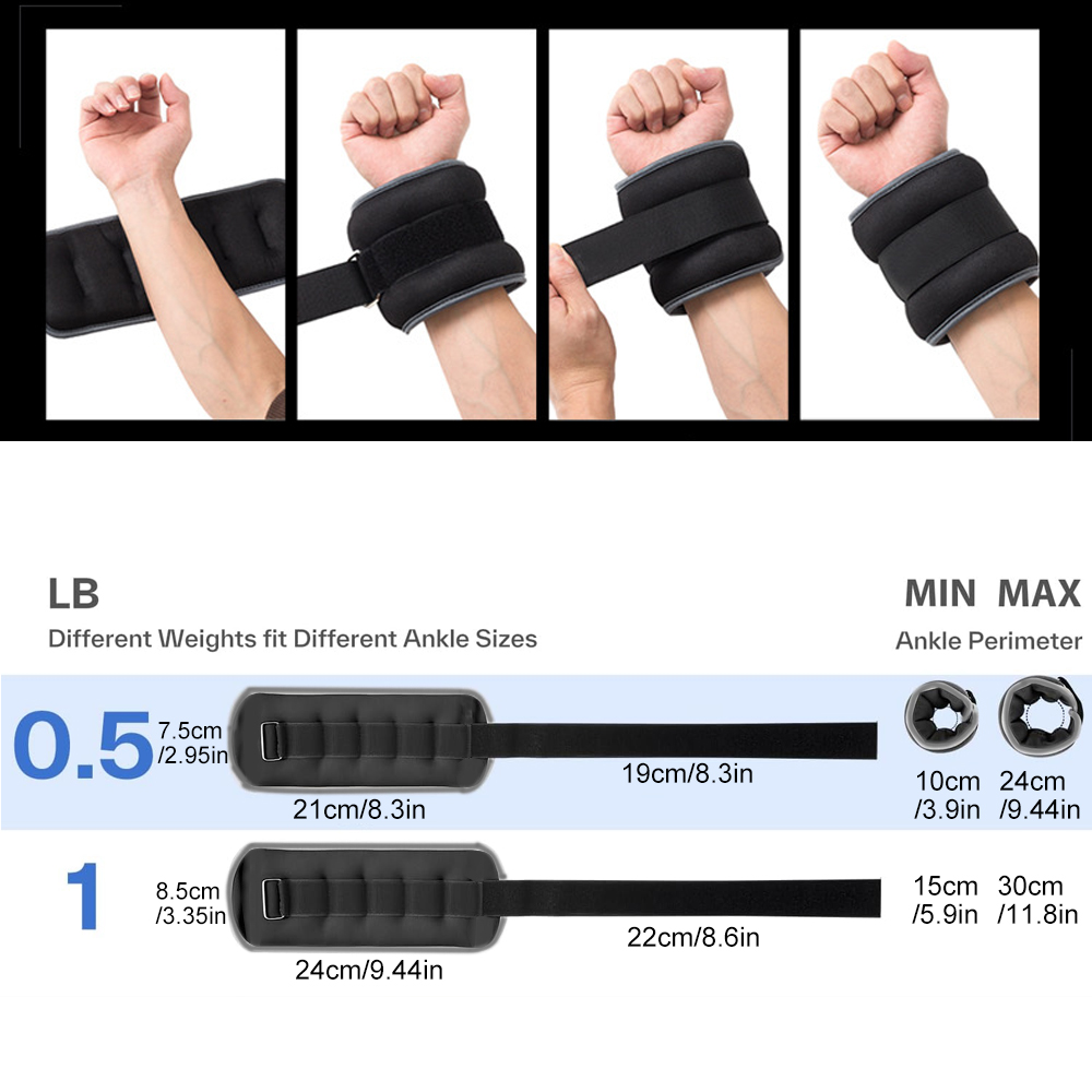 1 Par de Pesas para Muñecas y  - Leg Home Gym Workout reseña y precio