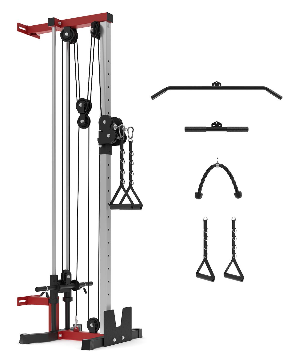 Máquina de cable de doble pole - Lat Pulldown Cable reseña y precio