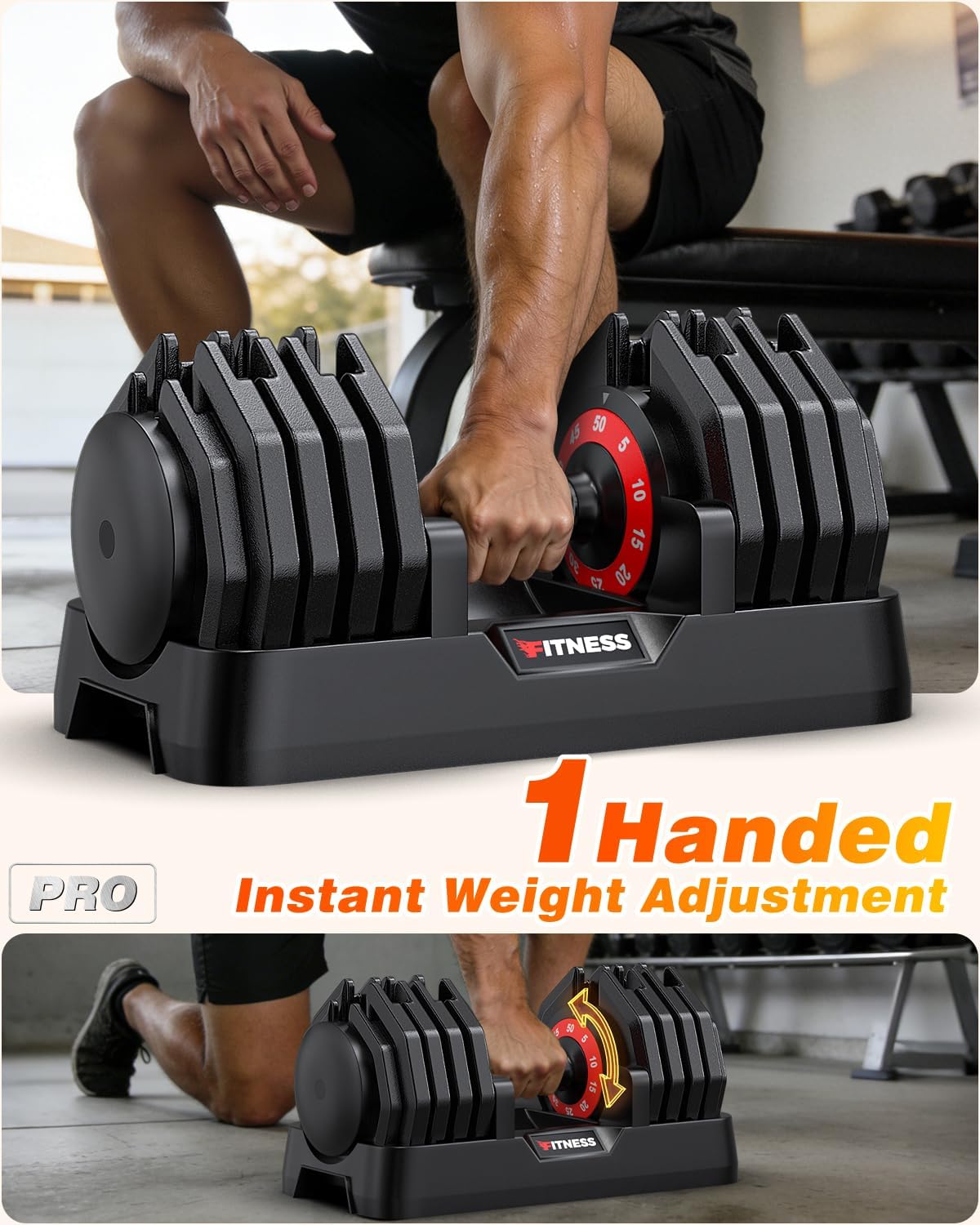 Set de mancuernas ajustables c - Home Gym Equipment Set reseña y precio