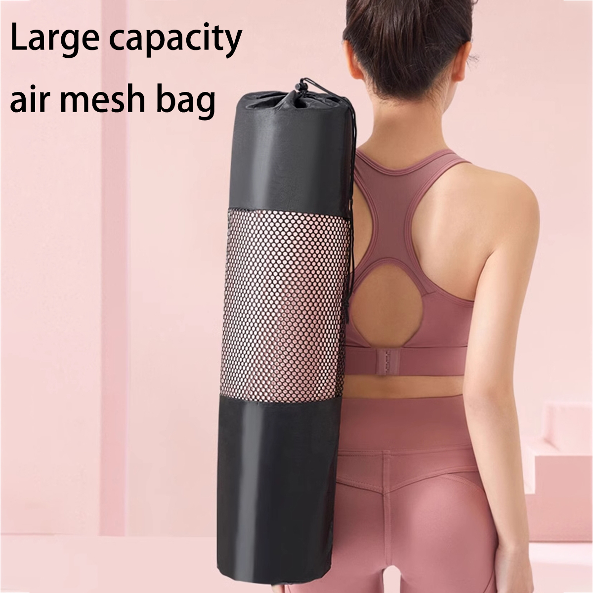 1 bolsa de malla transpirable  - Home Gym Yoga reseña y precio