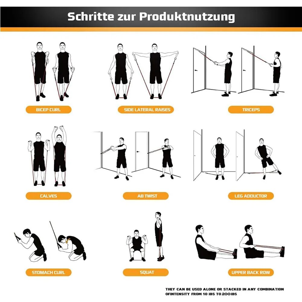 Juego de Bandas de Resistencia - Home Gym Equipment Set reseña y precio