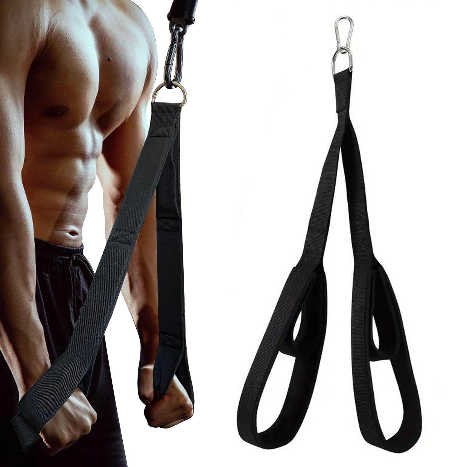 Cuerda de tríceps de doble cab - Lat Pulldown Cable reseña y precio