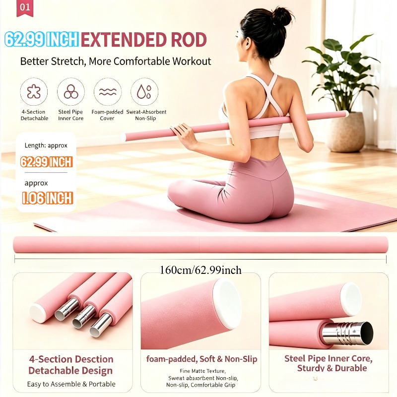 Bastón de estiramiento corpora - Home Gym Yoga reseña y precio