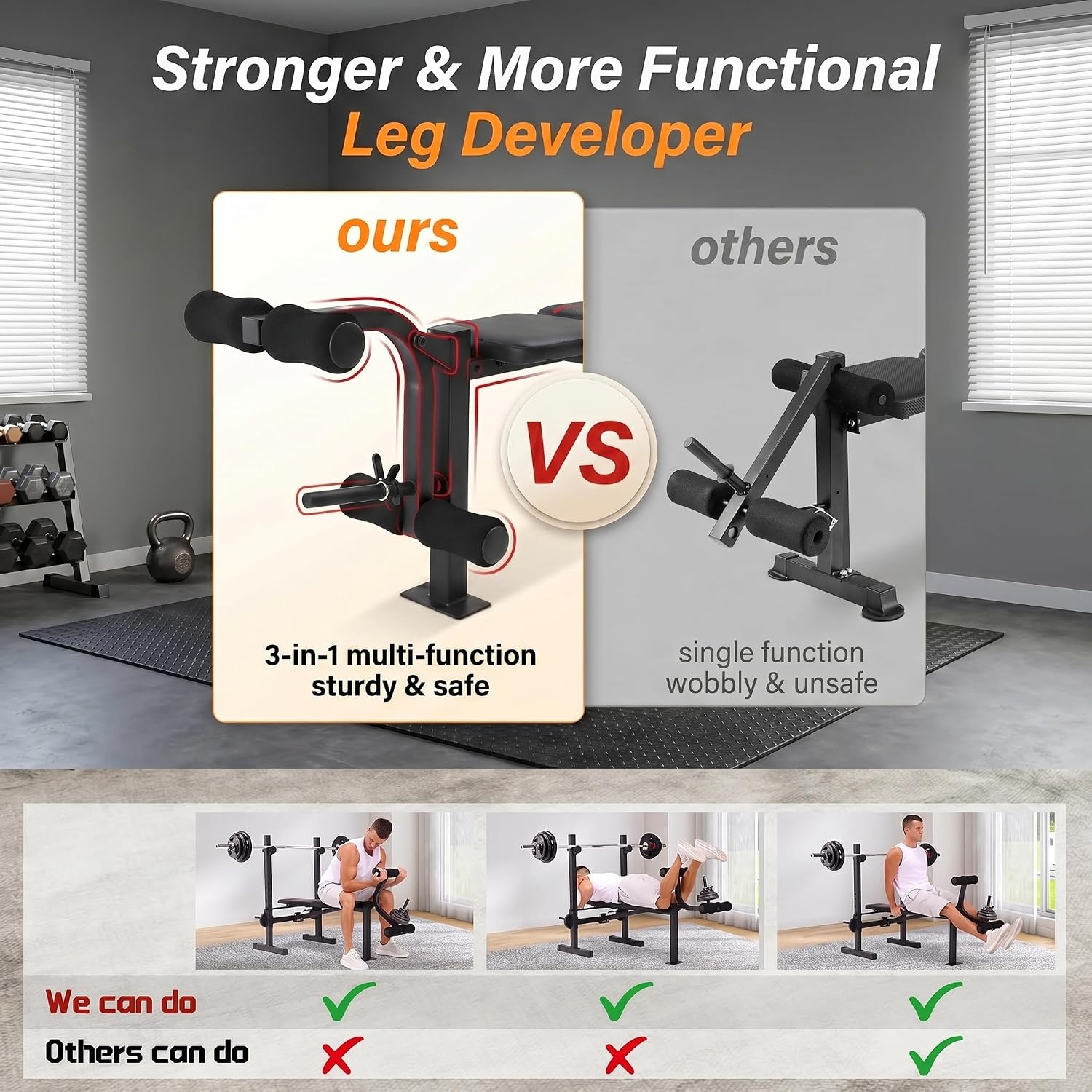 Conjunto de Banco de Pesas con - Home Gym Equipment Set reseña y precio